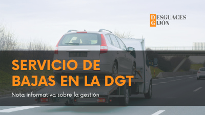 Nota informativa baja definitiva de coches